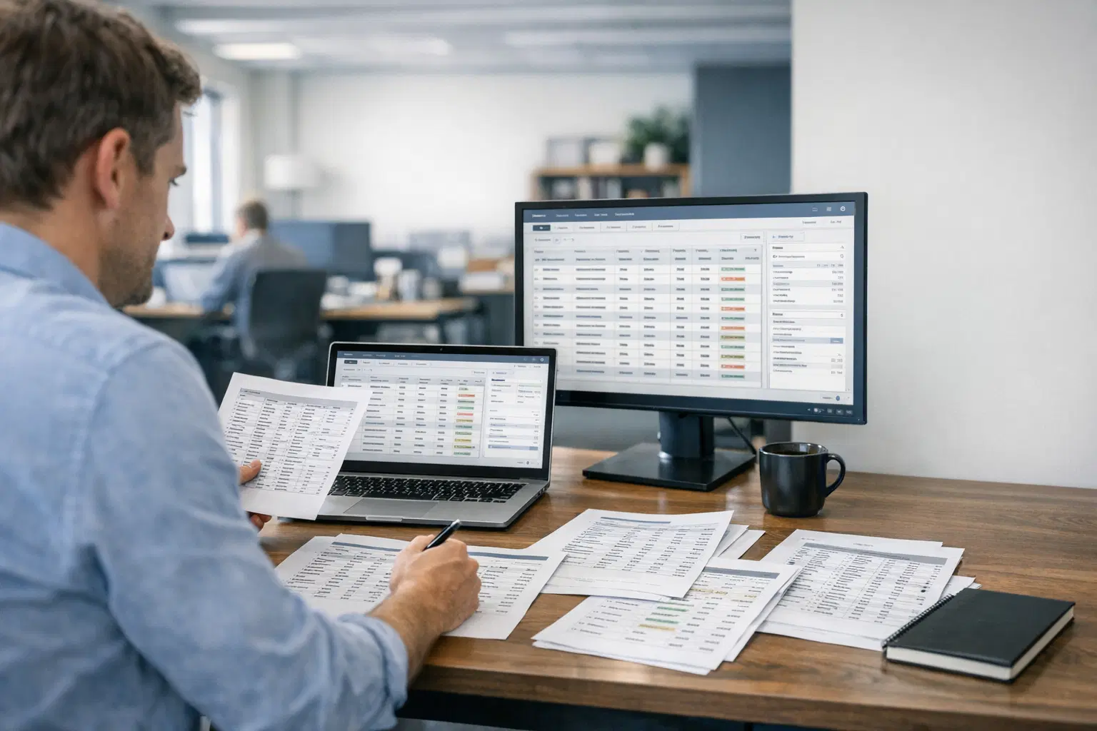 B2B-Vertriebs- und Research-Situation mit qualifizierten Zielkunden, CRM-Naehe und sauberer Lead-Priorisierung.