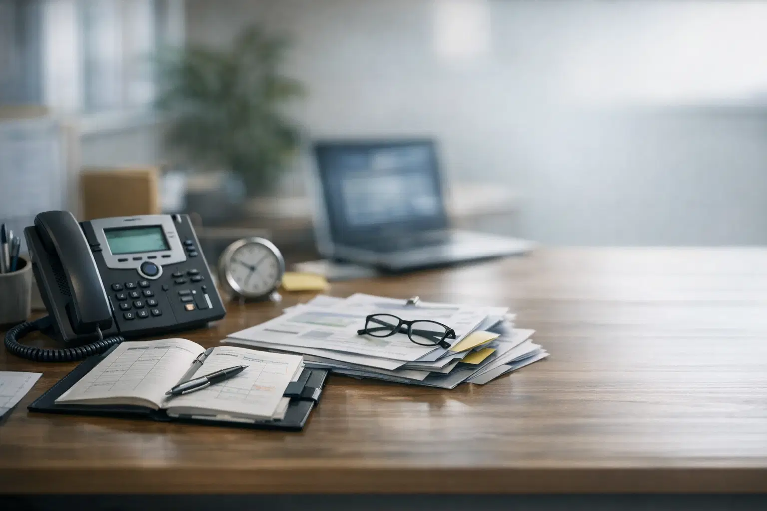 Telefonie- und Servicekontext mit wirtschaftlicher Naehe, klarer Erreichbarkeit und ruhigem Betriebsalltag.